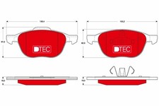 Bremsbelagsatz Scheibenbremse Vorderachse für FORD MAZDA VOLVO C-MAX II