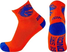 NCAA Boise State Broncos Men's Quarter Socks, Orange