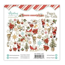 Mintay Papers - White Christmas Paper Die Cuts Ephemera -  60/pk