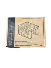 The Pampered Chef Apple Peeler Corer Slicer Stand #2435 Vintage New Unused Wood