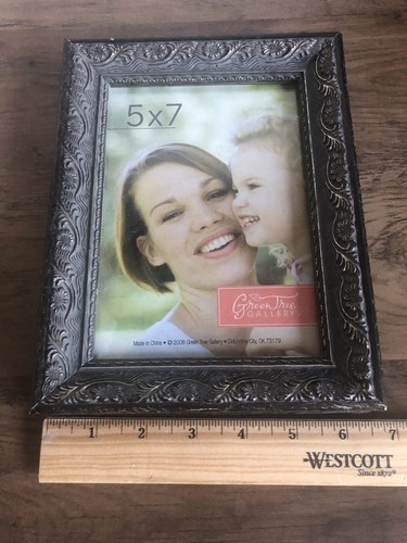 Rustic Picture Frame 5 X 7 Photo Frame Black Tone Classy - Picture 7 of 7