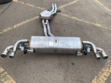 BENTLEY BENTAYGA REAR EXHAUST SYSTEM WITH SILENCER AND ACTUATORS 36A 253 181 P