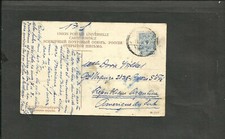 RUSSIA ALL'ARGENTINA, CARTOLINA CIRCOLATA 1904, RARA DESTINAZIONE! VF