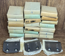  Lot of 20 Vintage Unbranded Hair Clipper Blades with Original Boxes 1 0 00