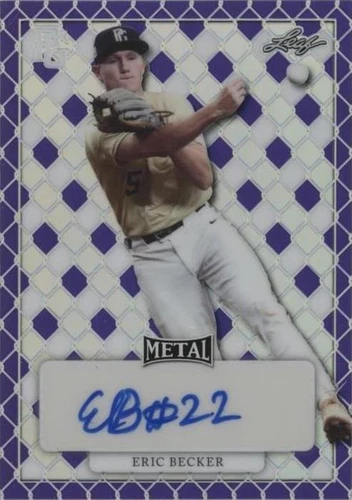 2022 Leaf Perfect Game National Showcase - Eric Becker #MA-EB2