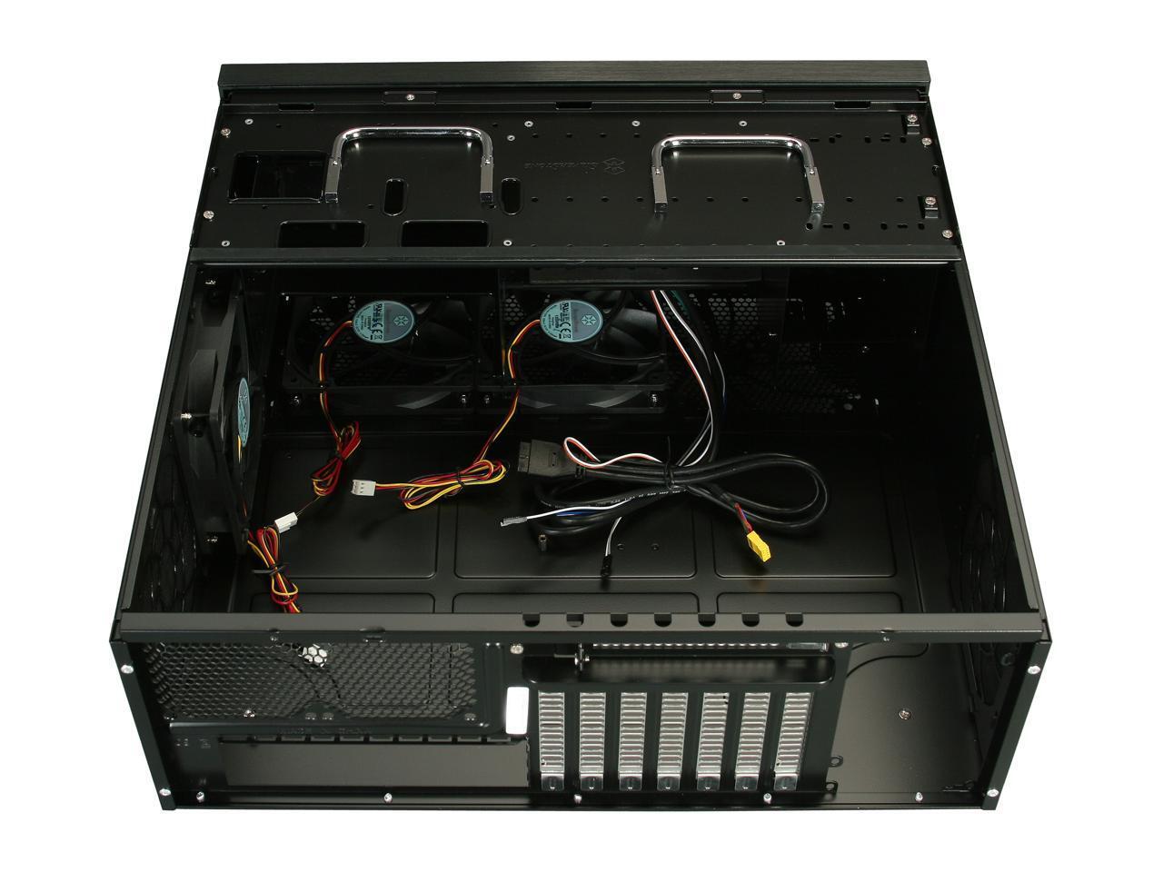 Медиацентр SST-GD07B ATX серии Grandia из черного алюминиястали SILVERSTONE H