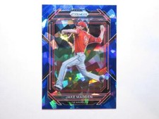 2023 Panini Prizm Baseball Jake Madden Blue Cracked Ice Parallel Card 61 Dodgers