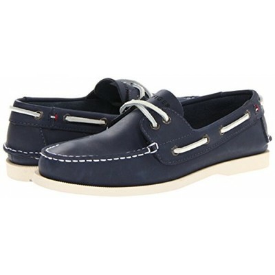 dark blue boat shoes