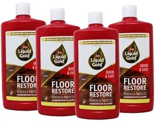 4 Pack Scott's Liquid Gold Floor Restore 24 fl oz Renews & Protects Hardwood