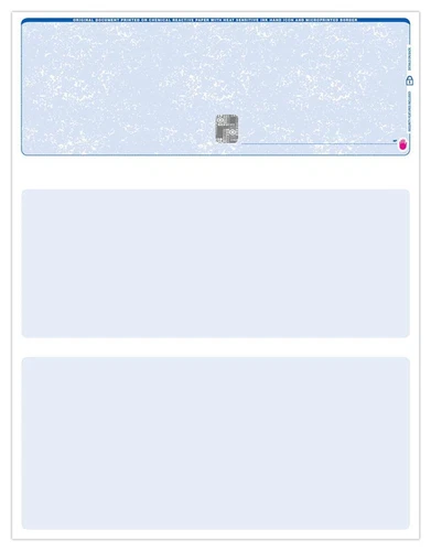 High Security Blank Business Check Stock / IPP Laser & Ink Jet Compatible