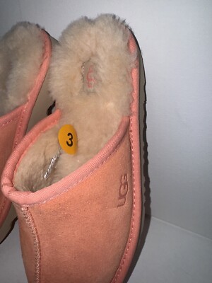 New Authentic UGG Little Kids Keegan Slide Slipper Peach Size 3 | eBay display picture 1