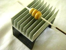 Devardi Glass Graphite Marver Aluminum Grooved Marving Pad w/base, Bead Making