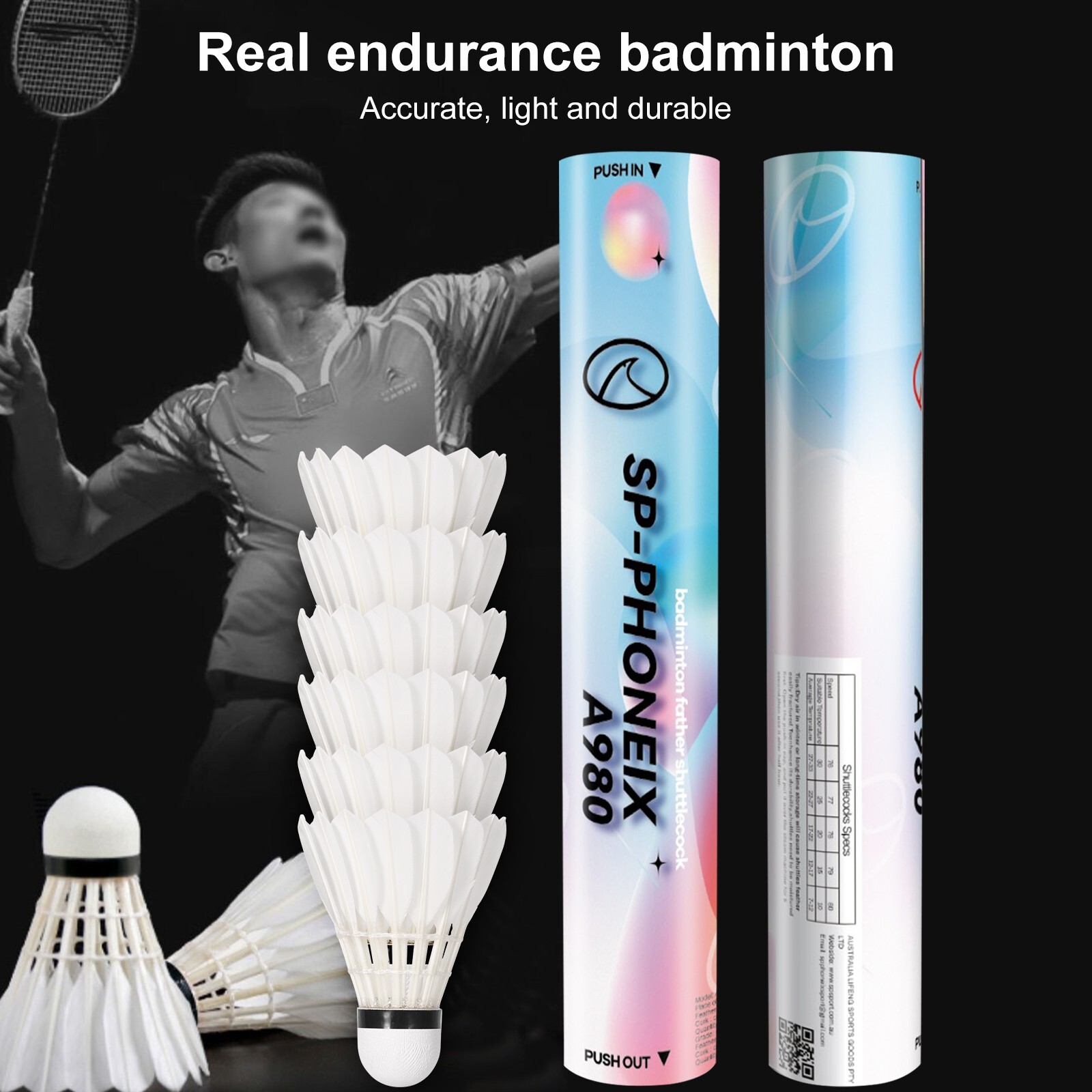 12 Pcs Gooes Feather Badminton Shuttlecocks Durable Badminton Ball