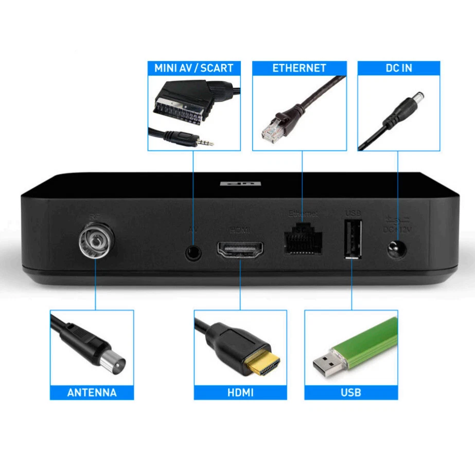 TELE System UP T2 4K Decoder DVB-T2 con Android TV - Immagine 2 di 2