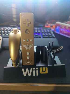 Nintendo Wii U Wiimote Stand w/ Nunchuck & Motion Plus - 3D Printed Design