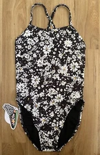 NWT JOLYN 26 PHOEBE Fixed Back Brandon One Piece Daisy Flower Swimsuit 🌼