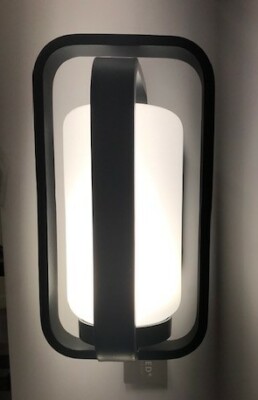 WAC Lighting WS-W34712-BK Vertigo 12'' LED Outdoor Wall Sconce