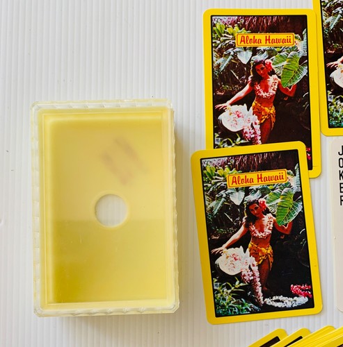 Vintage Swap Playing Cards Aloha Hawaii Deck 53 Cards Hong Kong Girls Boxed - Picture 3 of 5
