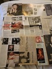 SOPHIA LOREN 50+ separate, original career clippings lot — photo 5