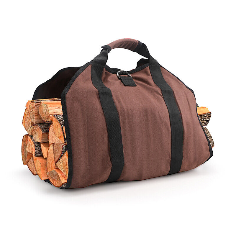 Duokon sac de transport de bois de chauffage Sac de bois de