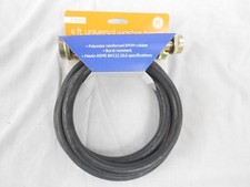 GE 4 FT. UNIVERSAL WASHER HOSES, 2-PACK W/WASHERS, FITS ALL MAJOR WASHER BRANDS