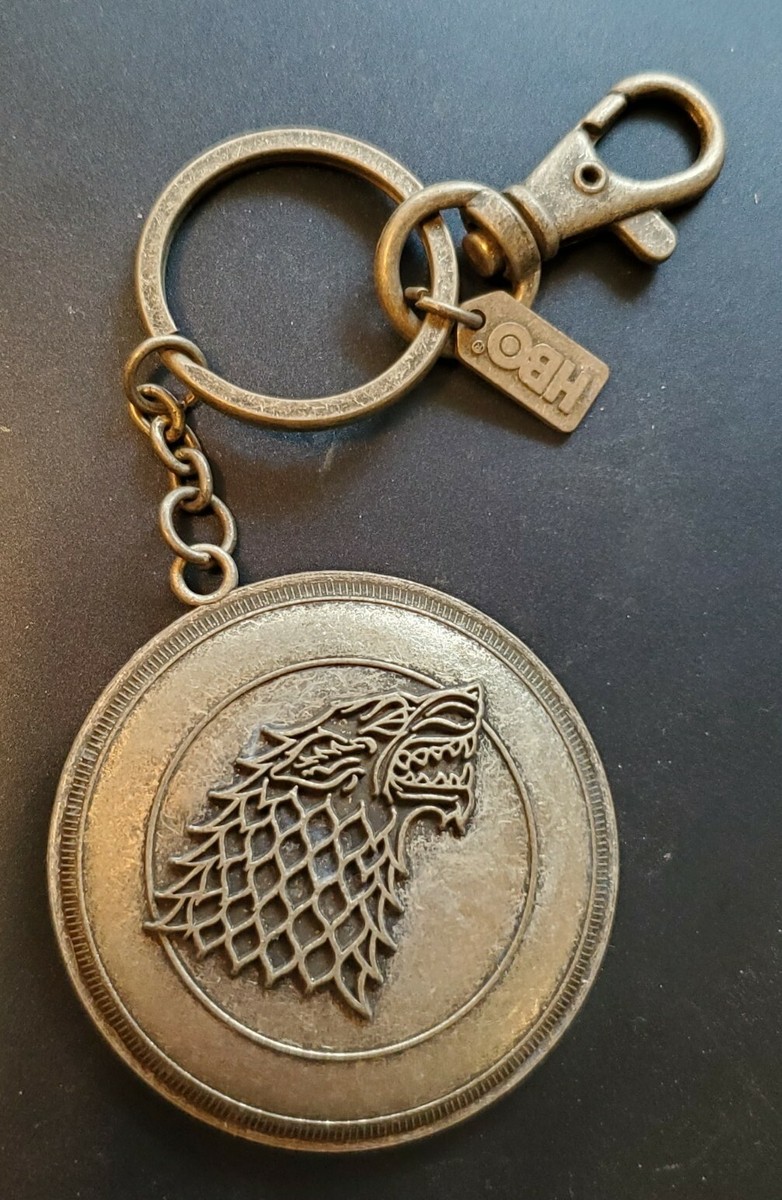 HBO Licensed Game of Thrones House Stark SHIELD Lion Sigil Pewter