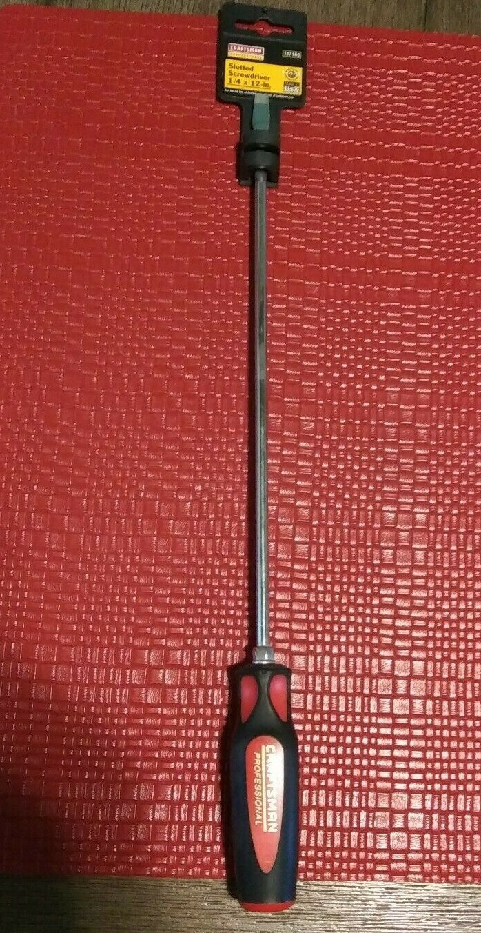 Craftsman Professional screwdriver 1/4 x 12in 47165 made in USA eBay