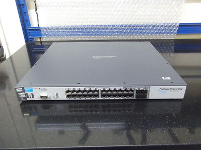HP ProCurve 2900-24G Gigabit Switch mit 24 Ports und 10 GBe Modul HP J9049A