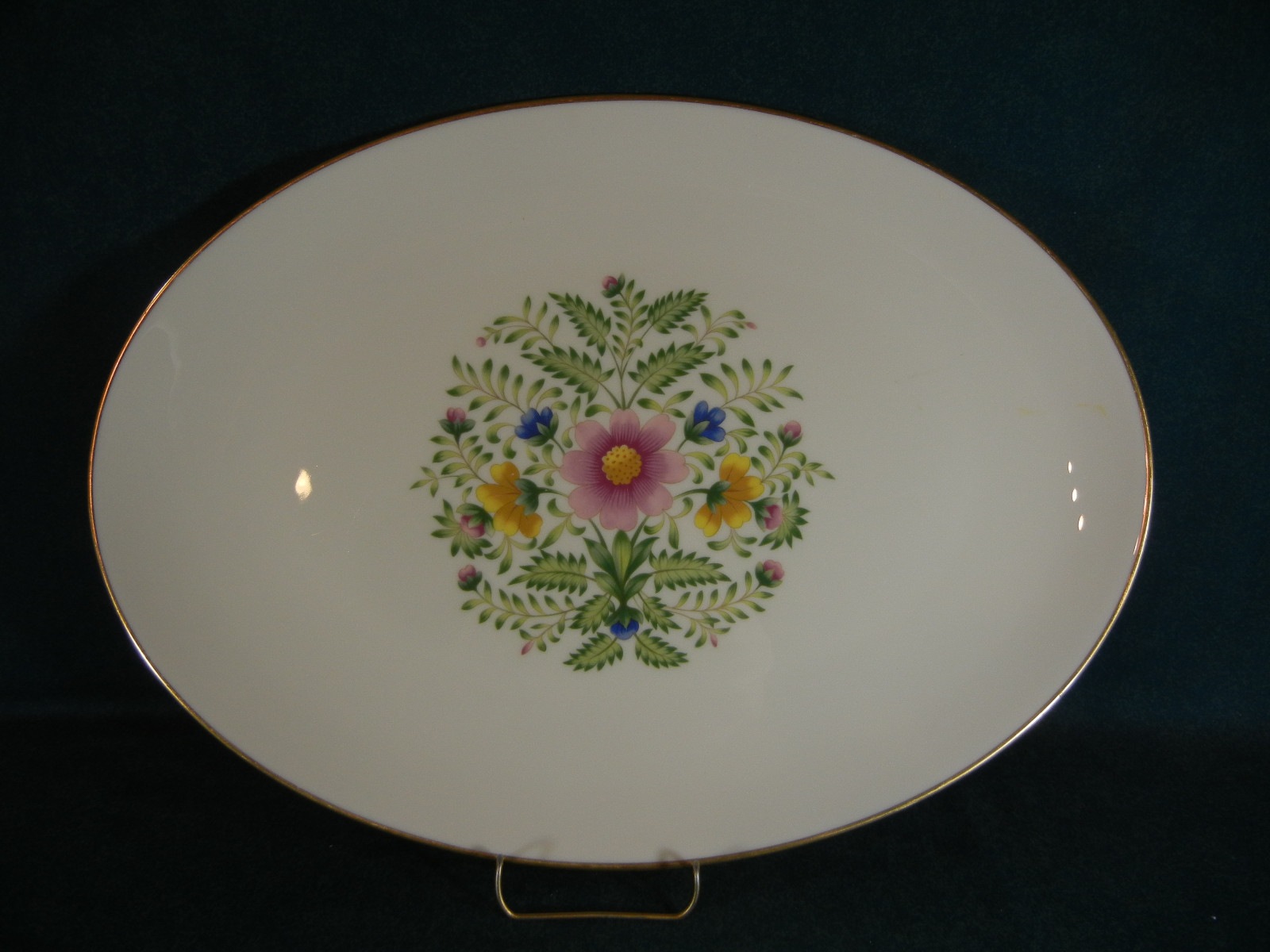 Lenox Cascade 17.25-Inch Elegant Oval Serving Platter