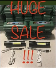 FREE SHIPPING! 2 PACK! Get 2 for 1. Bright LED Flashlight