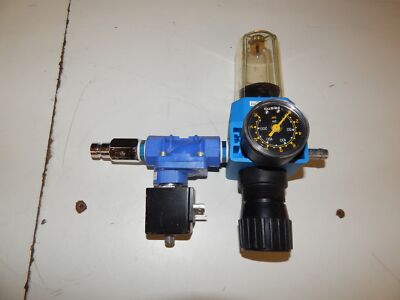 ^^ Festo PA6-GF30 Filter Regulator w/ MSXW Solenoid Coil & MX 2 Valve (DXL80)