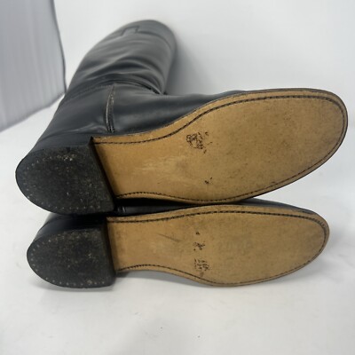 Bottes D'équitation Marlborough – Femme 7.5 UK – Cuir Noir – Fabriquées En Angleterre