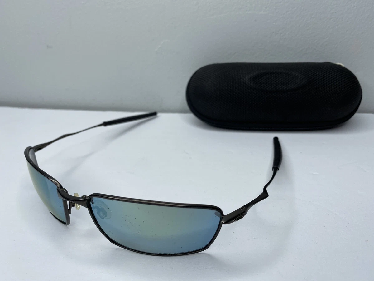 Oakley Square Whisker Polished Black 12-971 61 [] 18 - 131 Polarized With  Case