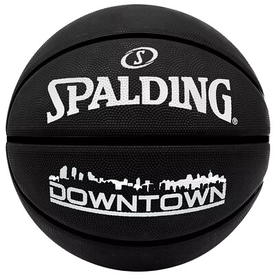 Basketball Unisex, Spalding Downtown Ball, Schwarz