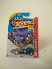 2013 Hot Wheels #109 HW Racing-Race Team MIG RIG Blue Variant w/Chrome 5 Spokes