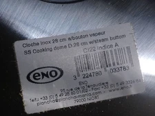 ENO STAINLESS STEEL STEAMING DOME LID 11"