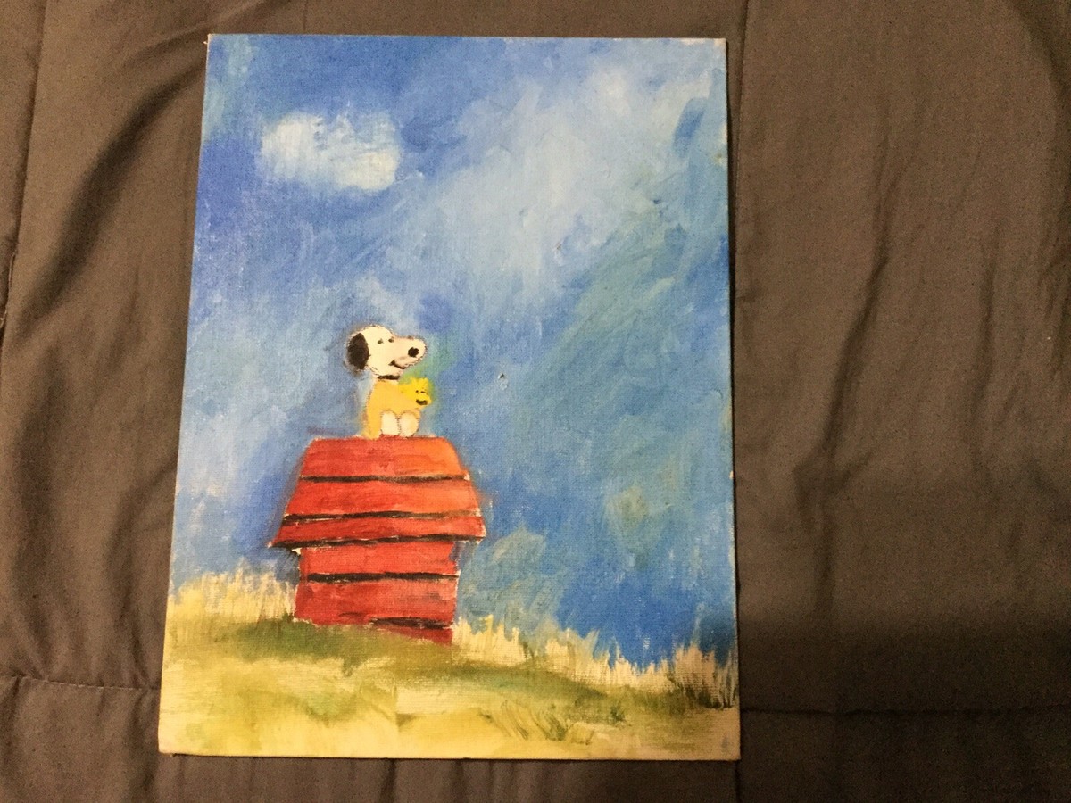 Snoopy And Woodstock Art Peanuts Canvas Vintage | eBay Snoopy And Woodstock Art Peanuts Canvas Vintage | eBay