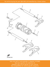YAMAHA Fork, Shift 1, 5JW-18511-00 OEM FJR1300