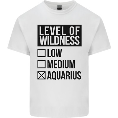 Levels of Wildness Aquarius Herren T-Shirt aus leichter Baumwolle