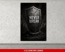 Motivational Gym Banner - Inspirational Weightlifting Decor