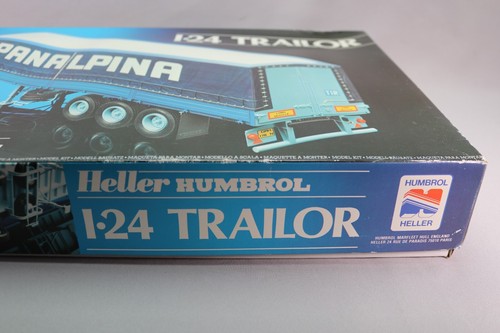 DB079 HELLER HUMBROL 80771 Maquette 1/24 Remorque camion Semi trailer Panalpina - Picture 19 of 23