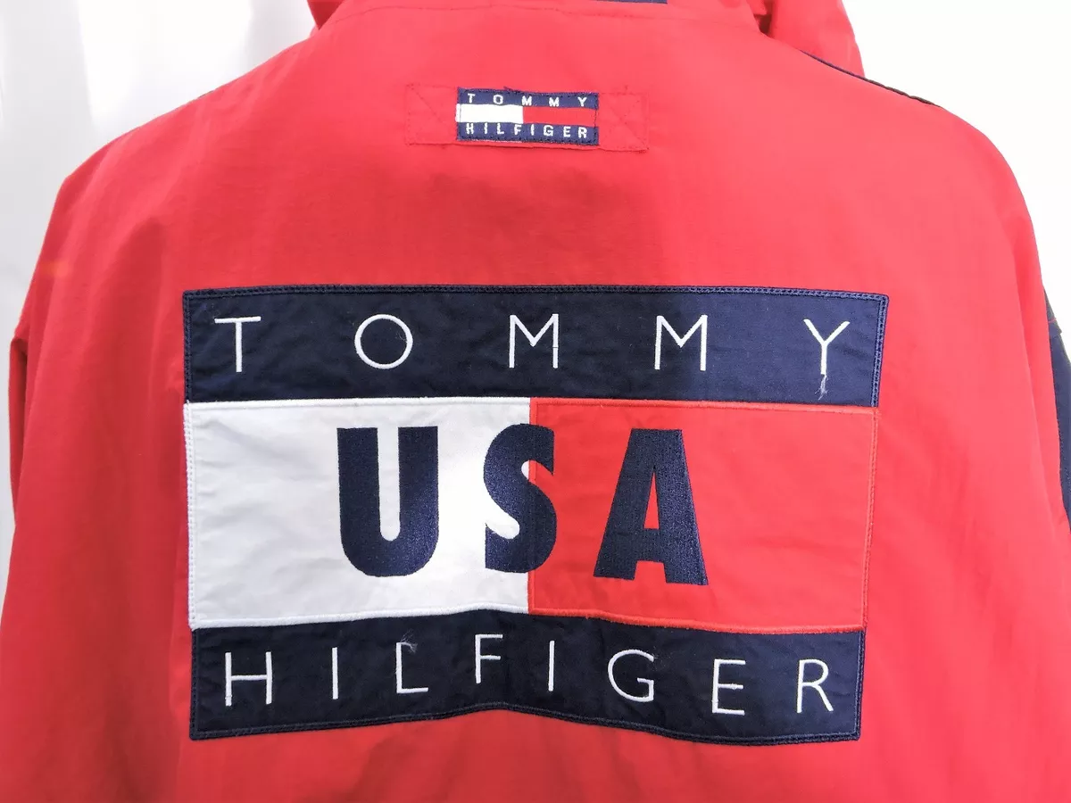 Felpa tommy hilfiger rossa deals uomo