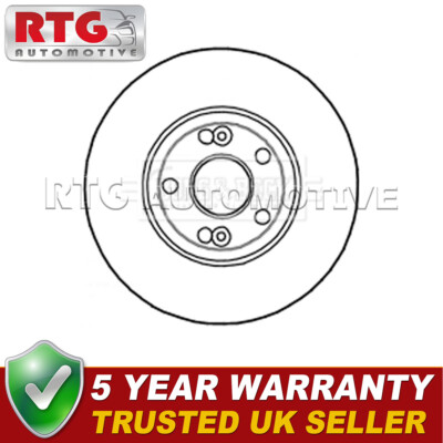 Front 1x Brake Disc Fits Renault Espace 1998-2002 2.0 3.0 7701206029