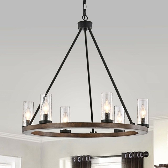 modern rustic chandelier