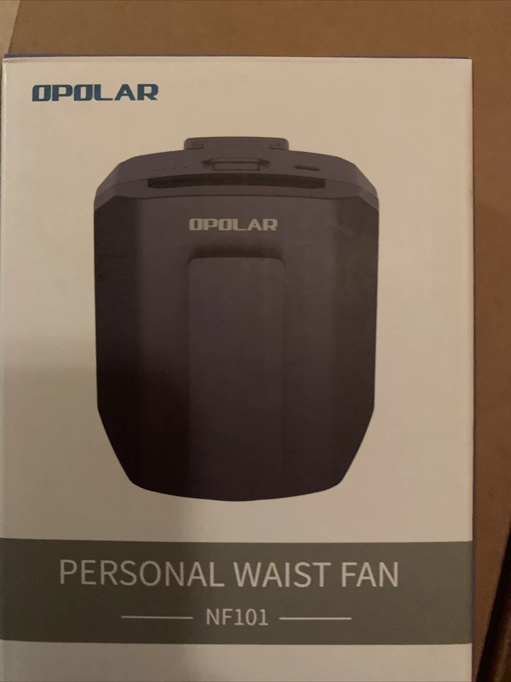 Ventilador Personal Portátil Refrigeración Aire Cuello Colgante Recargable Cintura Clip Flujo de Aire  Foto 2 de 4