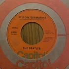 THE BEATLES - YELLOW SUBMARINE / ELEANOR RIGBY, CAPITOL 5715, 45 RPM, ( ORANGE )