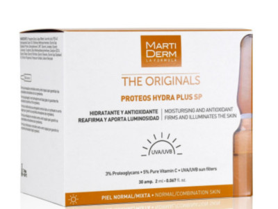 Face Serum Ampoules MartiDerm The Originals Proteos Hydra Plus SPF15, 30pcs