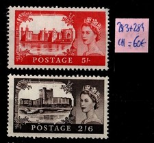 ROYAUME UNI : Châteaux de la REINE, Neufs * = Cote 60 € / Lot Timbres ETRANGER