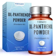 Pure DL-Panthenol Powder 2oz 56g Cosmetic Grade Provitamin B5 Powder for Hair...