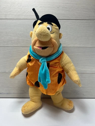 Vintage Fred Flintstones Plush 12’' Exclusive Six Flags Grand Prairie  